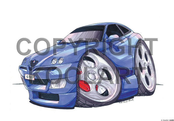 Alfa Romeo Gtv Blue (SKU1429)