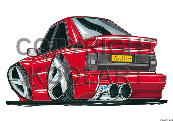 Audi Quattro Red (SKU142)