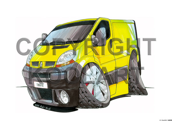 Renault Traffic Yellow (SKU1432)