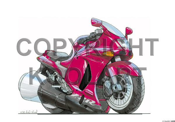 Kawasaki Zzr-1100 Red (SKU1435)