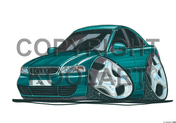 Audi A4 Turquoise (SKU144)
