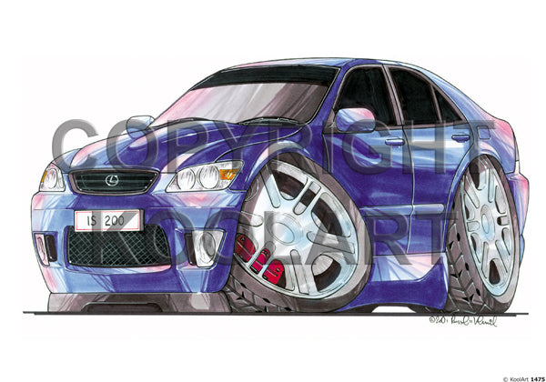 Lexus IS200 Blue (SKU1475)