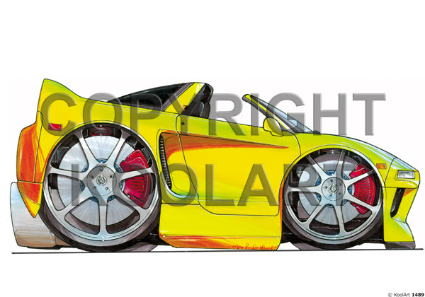 Honda Nsx Yellow (SKU1489)