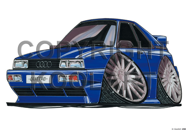 Audi Quattro Blue (SKU150)