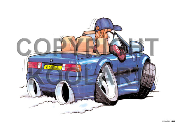 BMW 325I Blue (SKU1514)