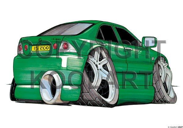 Lexus IS200 Green (SKU1527)