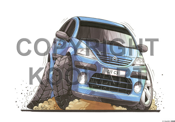 Citroen C3 Blue (SKU1545)