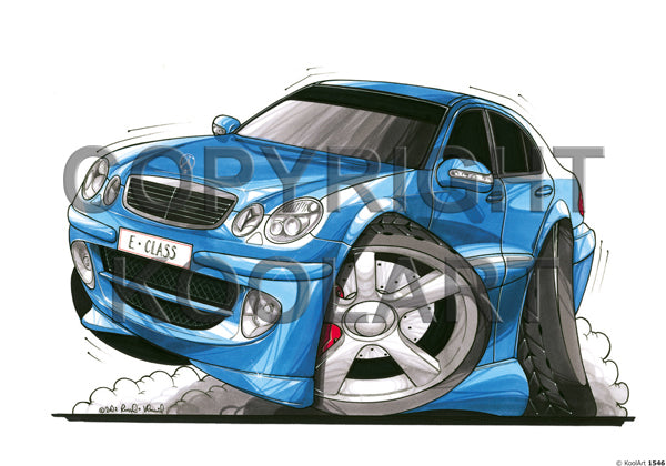 Mercedes E Class Blue (SKU1546)