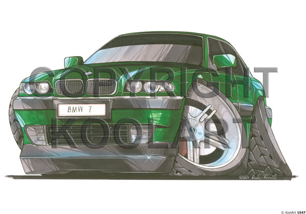 BMW 7 Series Green (SKU1547)