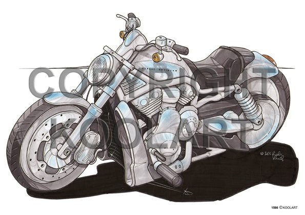 Harley Davidson V Rod Silver (SKU1566)