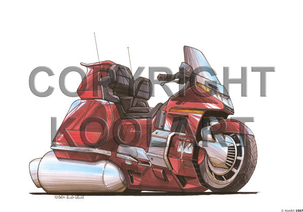 Honda Goldwing Red (SKU1567)