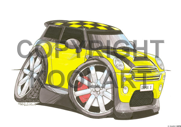 Mini Cooper S Yellow (SKU1574)