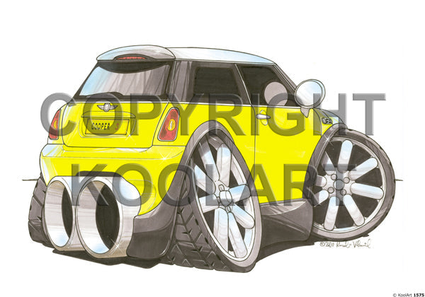 Mini Cooper S Yellow (SKU1575)