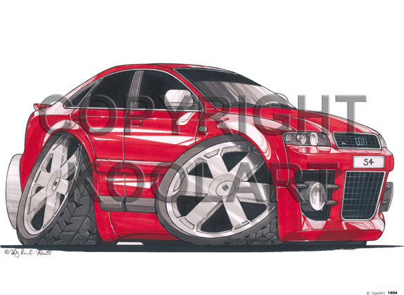 Audi S4 Saloon Red (SKU1604)