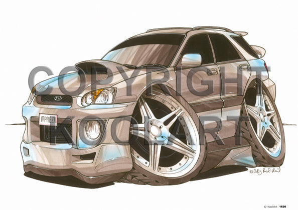 Subaru Impreza Estate Wagon Silver (SKU1626)