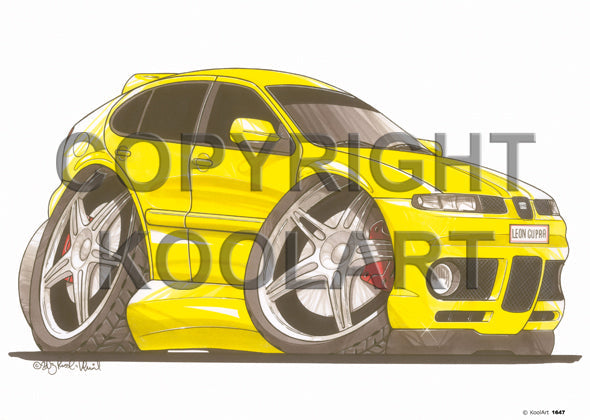 Seat Leon Cupra Yellow (SKU1647)