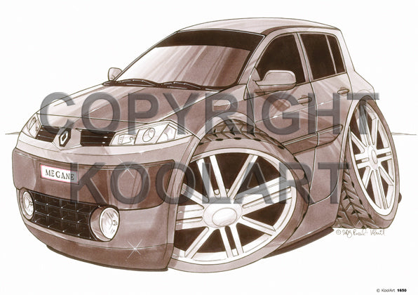 Renault Megane Grey (SKU1650)