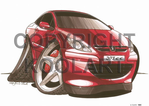 Peugeot 307Cc Red (SKU1653)