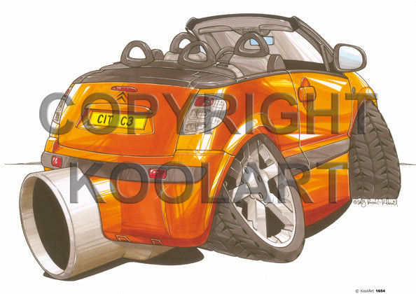 Citroen C3 Cabriolet Orange (SKU1654)