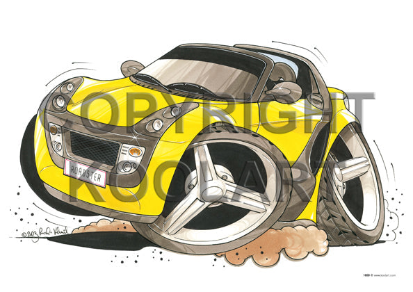 Smart Roadster Yellow (SKU1668)