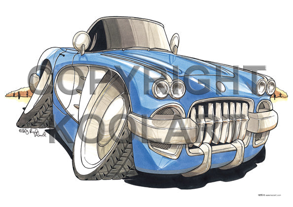 Chevrolet Corvette Stingray Blue (SKU1670)