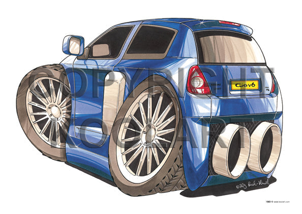 Renault Clio V6 Blue (SKU1683)