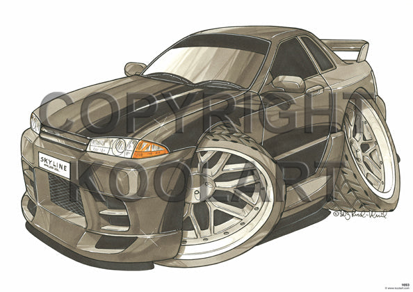 Nissan Skyline R32 Black (SKU1693)