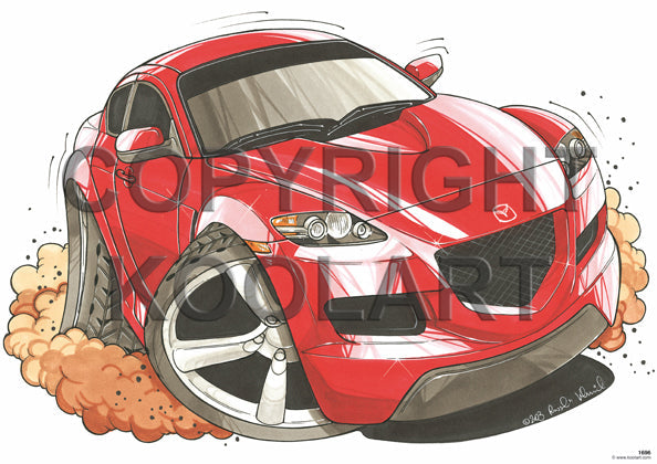 Mazda RX-8 Red (SKU1696)