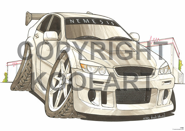 Lexus IS200 Nemesis Silver (SKU1703)