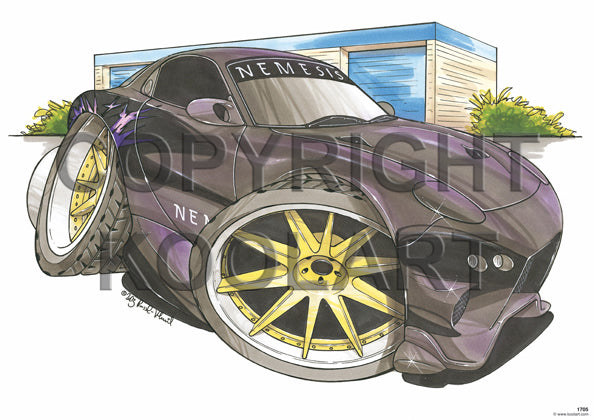 Mazda Rx-7 Nemesis Black (SKU1705)