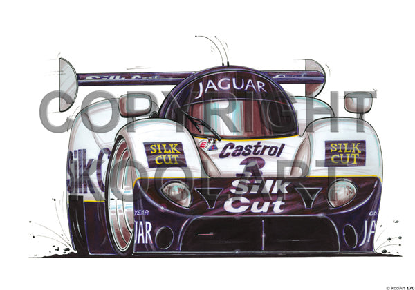 Jaguar XJR WSCC Silk Cut Livery (SKU170)