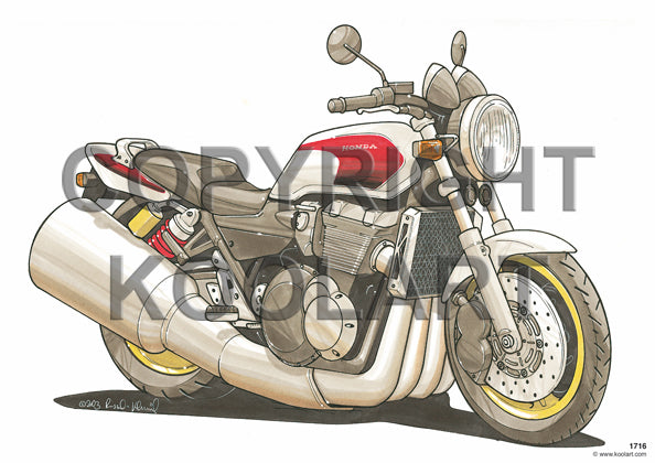 Honda CB1300 Red/White (SKU1716)