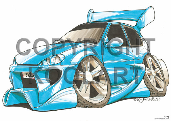 Citroen Saxo Max Power Blue (SKU1723)