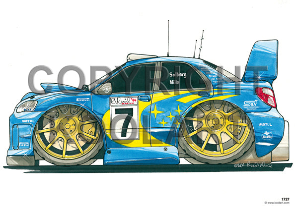 Subaru Impreza Solberg/Mills Blue (SKU1727)