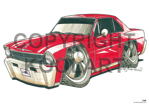 Chevrolet 67 Nova Red (SKU1730)
