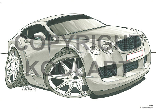 Bentley Continental Silver (SKU1735)