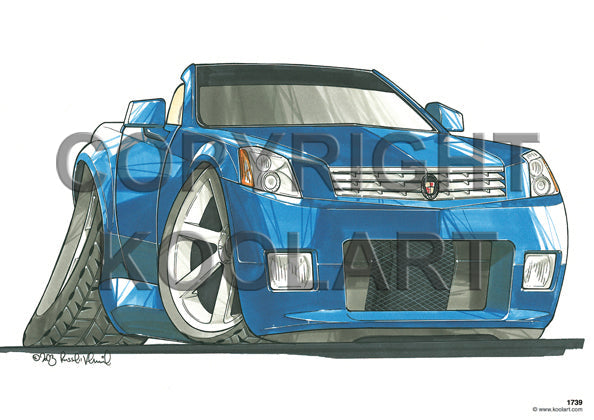 Cadillac Xlr Cabriolet Blue (SKU1740)