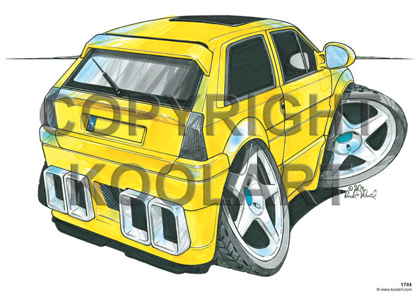Citroen AX Gt Yellow (SKU1745)