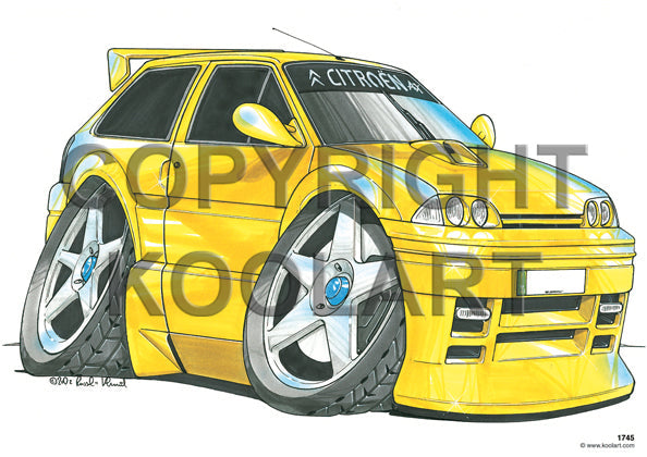 Citroen AX Gt Yellow (SKU1746)