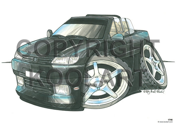 Peugeot 306 Cabriolet Black (SKU1747)