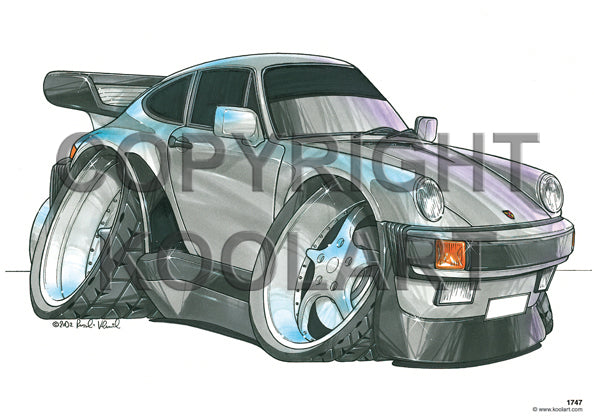 Porsche 911 Turbo Silver (SKU1748)