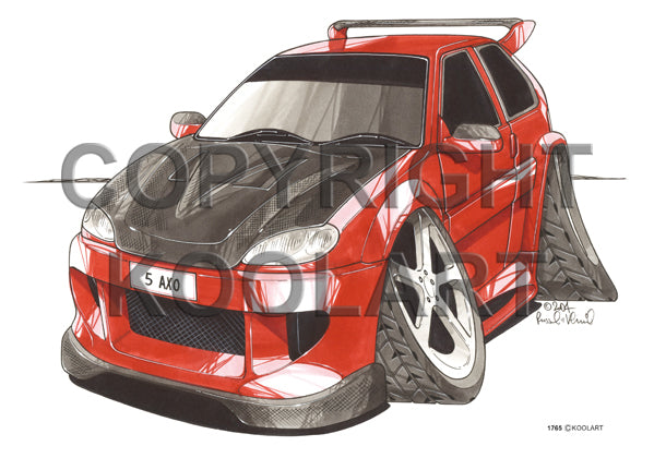 Citroen Saxo Red (SKU1765)