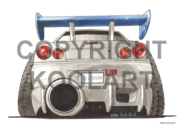 Nissan Skyline Silver (SKU1784)