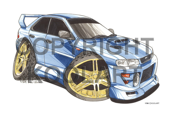 Subaru Impreza Wrc Blue (SKU1788)