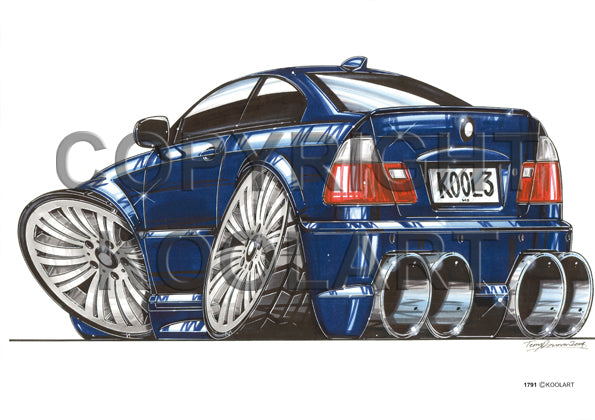 BMW M3 Coupe Blue (SKU1791)