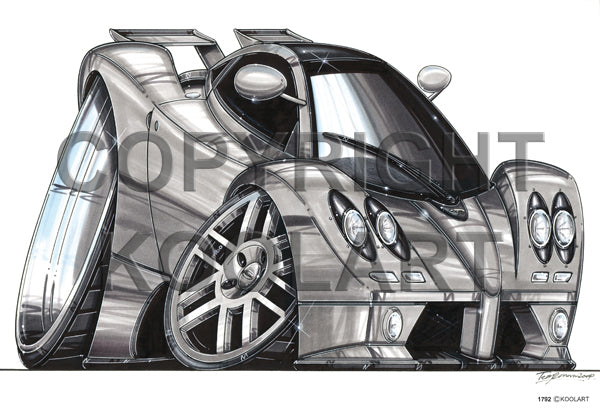 Pagani Zonda Silver (SKU1792)