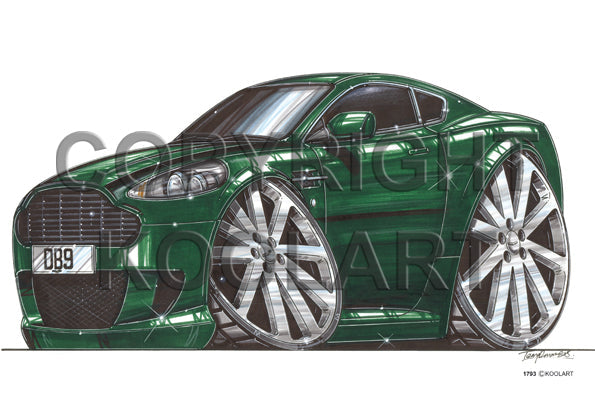 Aston Martin DB9 Green (SKU1793)