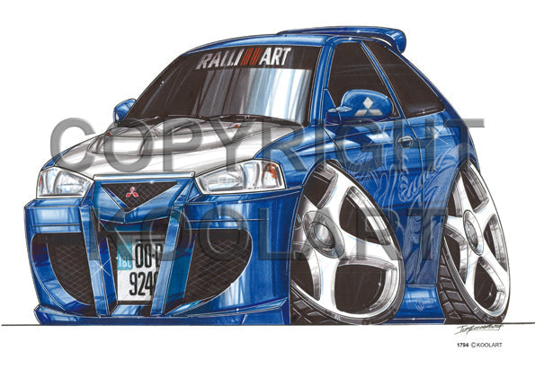 Mitsubishi Colt Blue (SKU1794)