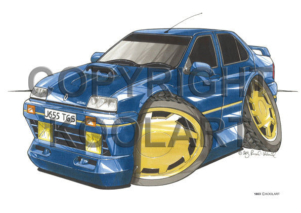 Renault 19 Williams Blue (SKU1803)