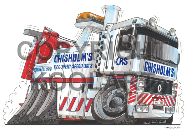 Renault Recovery Truck White (SKU1809)